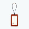 Aus Made Leather Luggage Tags Front